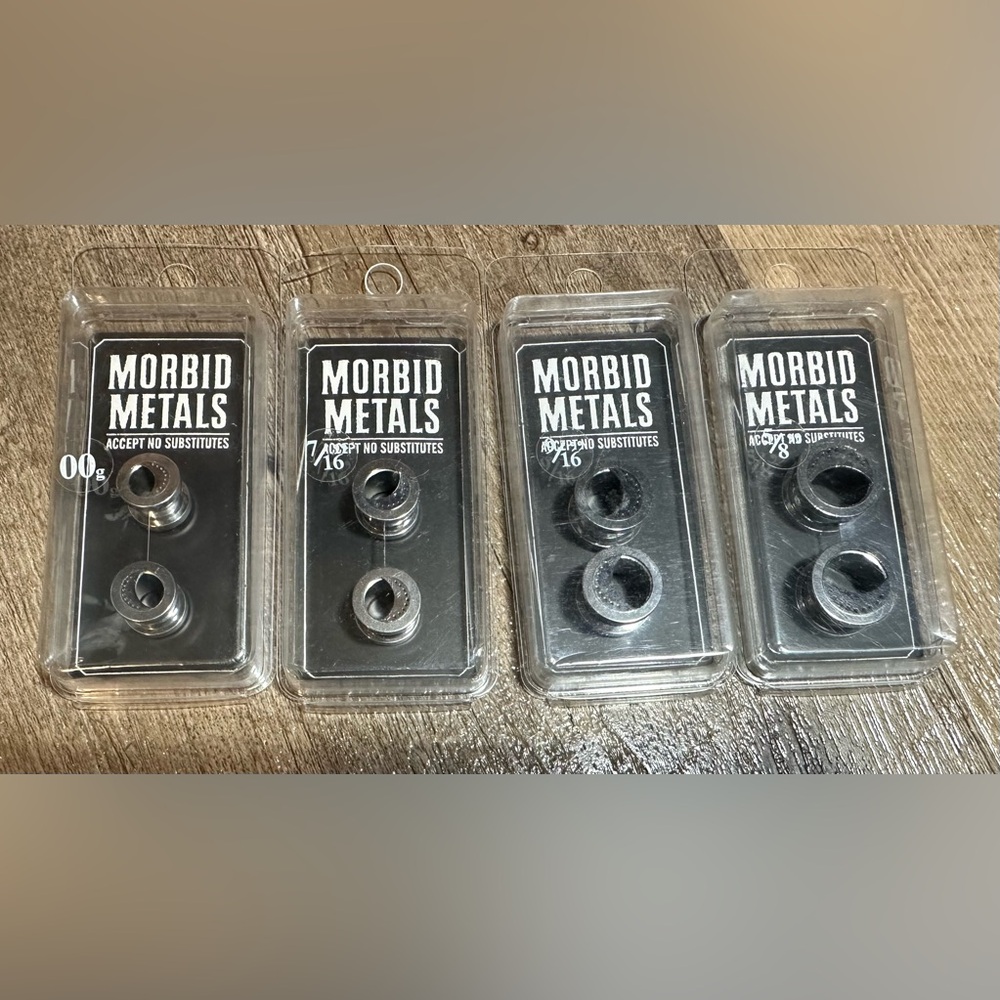 Steel Silver Crescent Moon Tunnel Plug